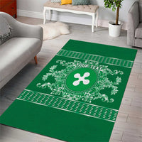 Personalized Italy Lombardy Area Rug Baroque Motif
