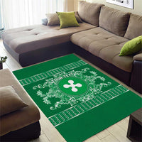 Personalized Italy Lombardy Area Rug Baroque Motif