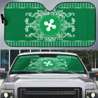 Personalized Italy Lombardy Auto Sun Shade Baroque Motif