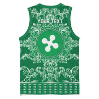 Personalized Italy Lombardy Basketball Jersey Baroque Motif