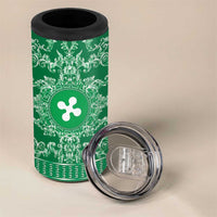 Personalized Italy Lombardy 4 in 1 Can Cooler Tumbler Baroque Motif