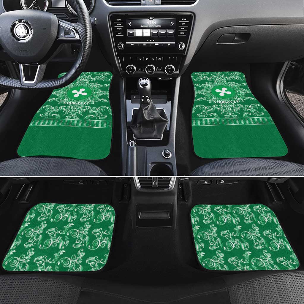 Personalized Italy Lombardy Car Mats Baroque Motif