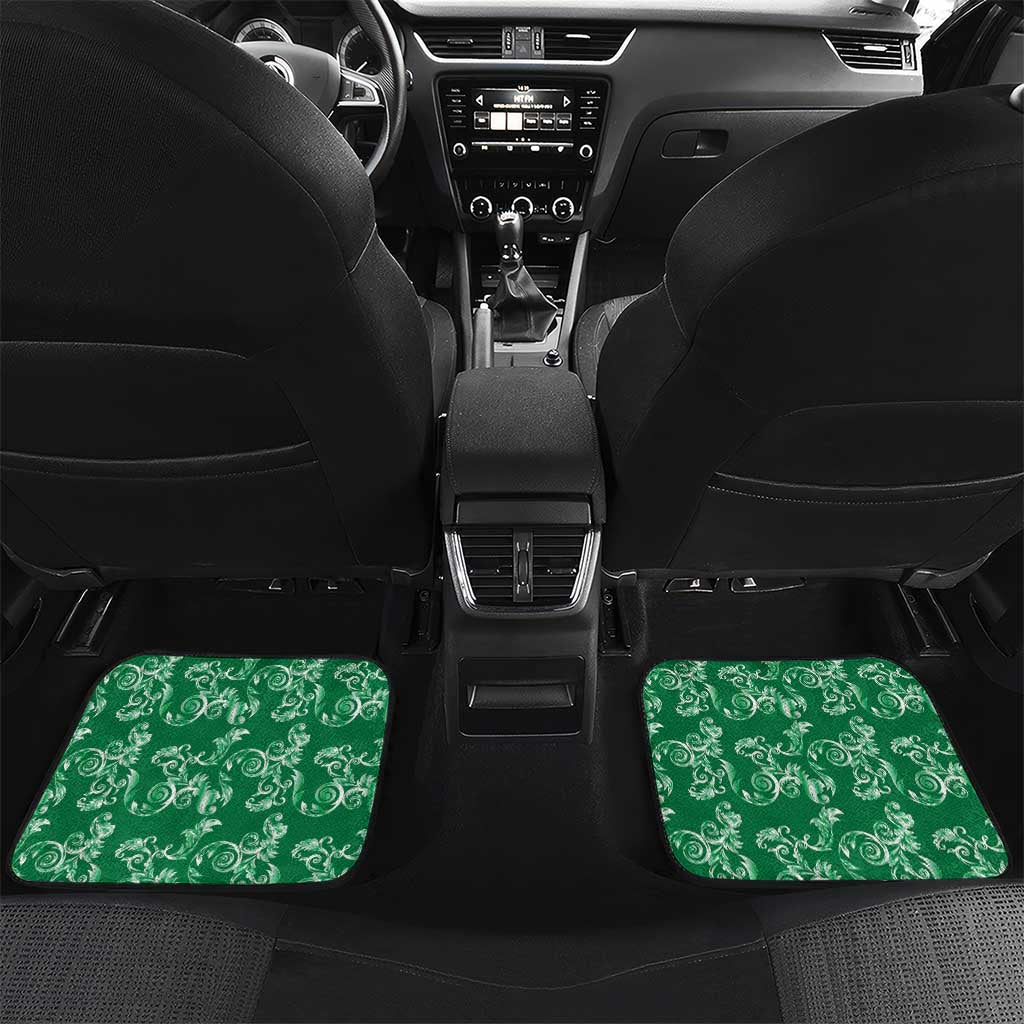 Personalized Italy Lombardy Car Mats Baroque Motif