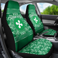 Personalized Italy Lombardy Car Seat Cover Baroque Motif