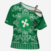 Personalized Italy Lombardy Cross Shoulder Shirt Baroque Motif