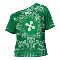Personalized Italy Lombardy Cross Shoulder Shirt Baroque Motif