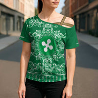 Personalized Italy Lombardy Cross Shoulder Shirt Baroque Motif