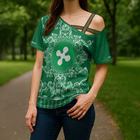 Personalized Italy Lombardy Cross Shoulder Shirt Baroque Motif