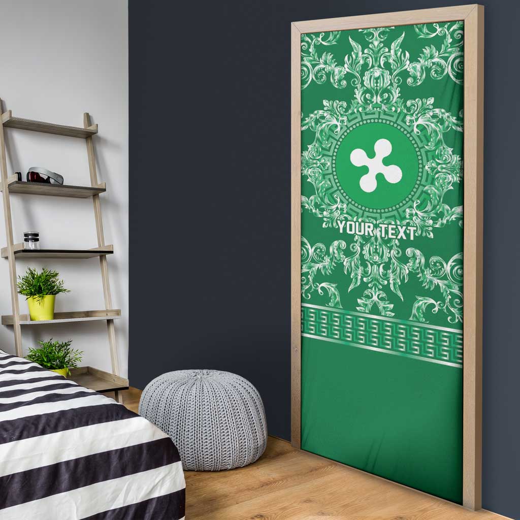 Personalized Italy Lombardy Door Cover Baroque Motif