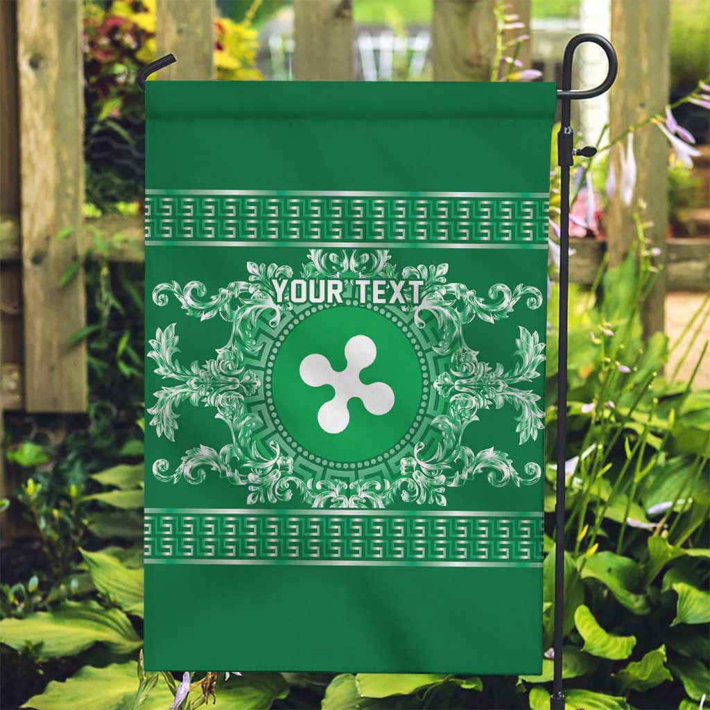 Personalized Italy Lombardy Garden Flag Baroque Motif