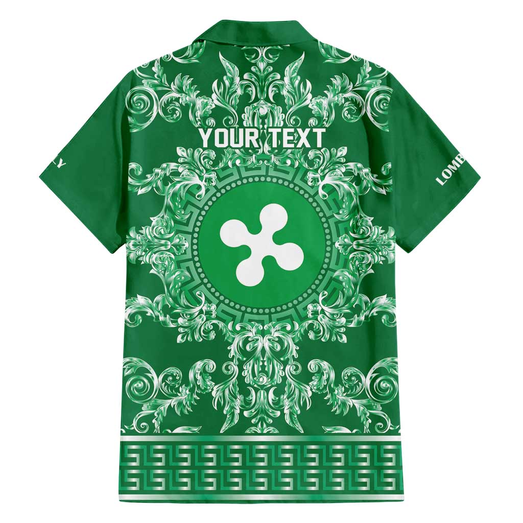 Personalized Italy Lombardy Hawaiian Shirt Baroque Motif