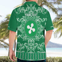 Personalized Italy Lombardy Hawaiian Shirt Baroque Motif