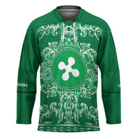 Personalized Italy Lombardy Hockey Jersey Baroque Motif