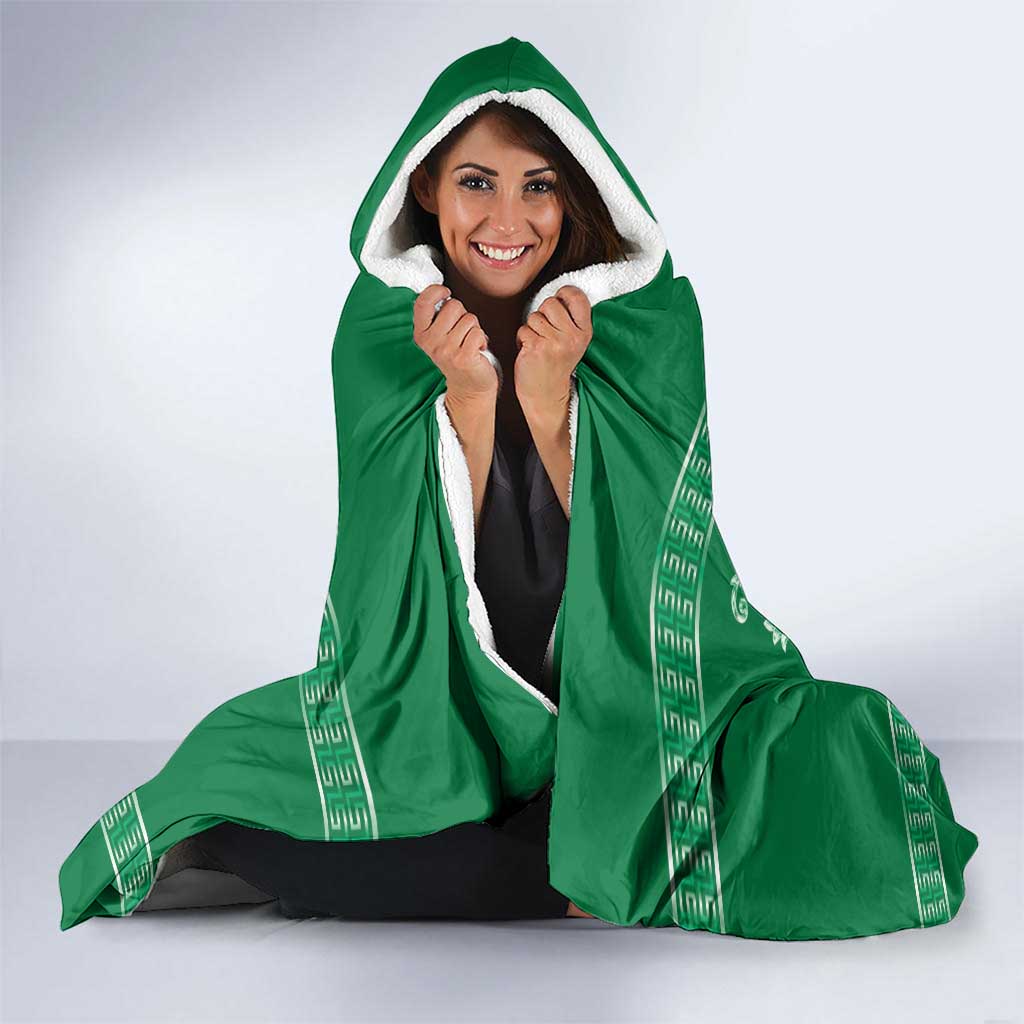 Personalized Italy Lombardy Hooded Blanket Baroque Motif