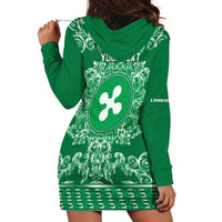 Personalized Italy Lombardy Hoodie Dress Baroque Motif