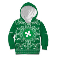Personalized Italy Lombardy Kid Hoodie Baroque Motif