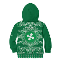 Personalized Italy Lombardy Kid Hoodie Baroque Motif