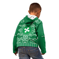 Personalized Italy Lombardy Kid Hoodie Baroque Motif