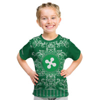 Personalized Italy Lombardy Kid T Shirt Baroque Motif