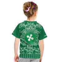 Personalized Italy Lombardy Kid T Shirt Baroque Motif
