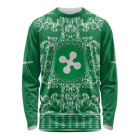 Personalized Italy Lombardy Long Sleeve Shirt Baroque Motif
