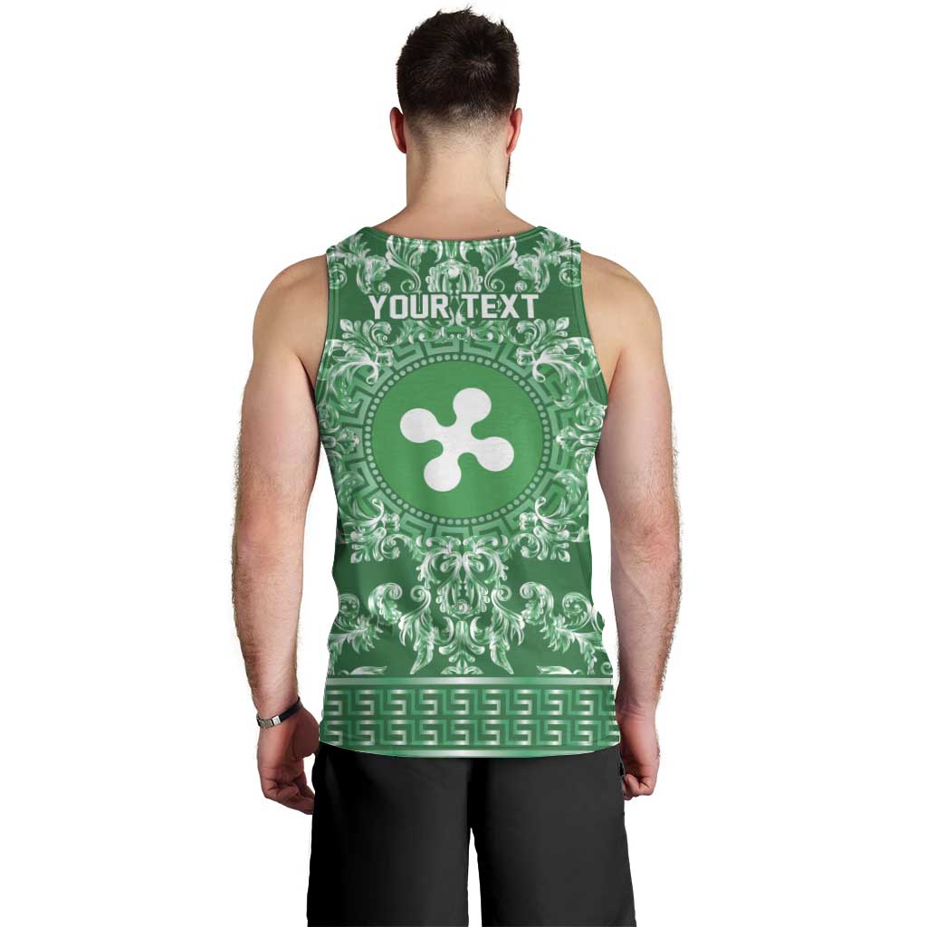 Personalized Italy Lombardy Men Tank Top Baroque Motif