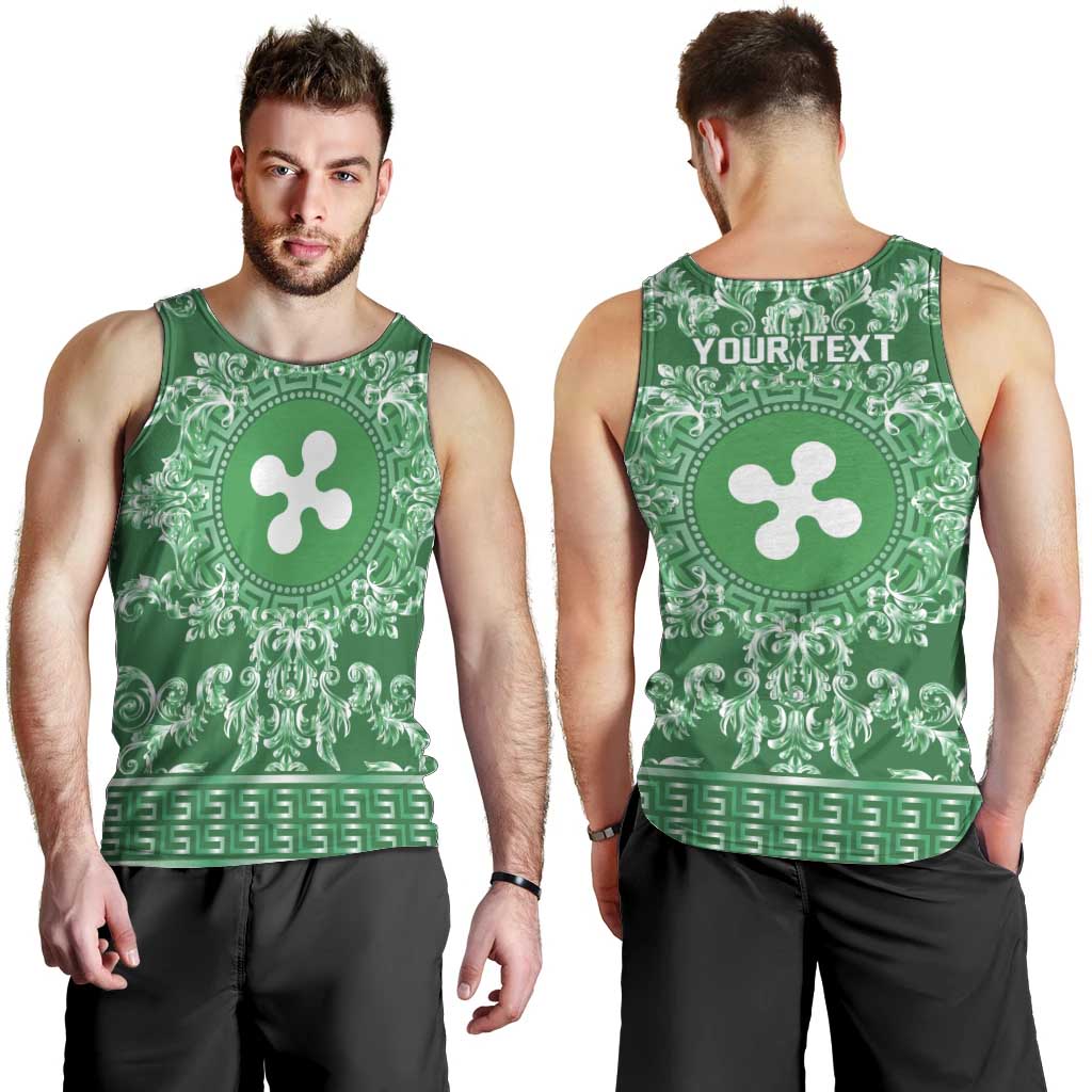 Personalized Italy Lombardy Men Tank Top Baroque Motif