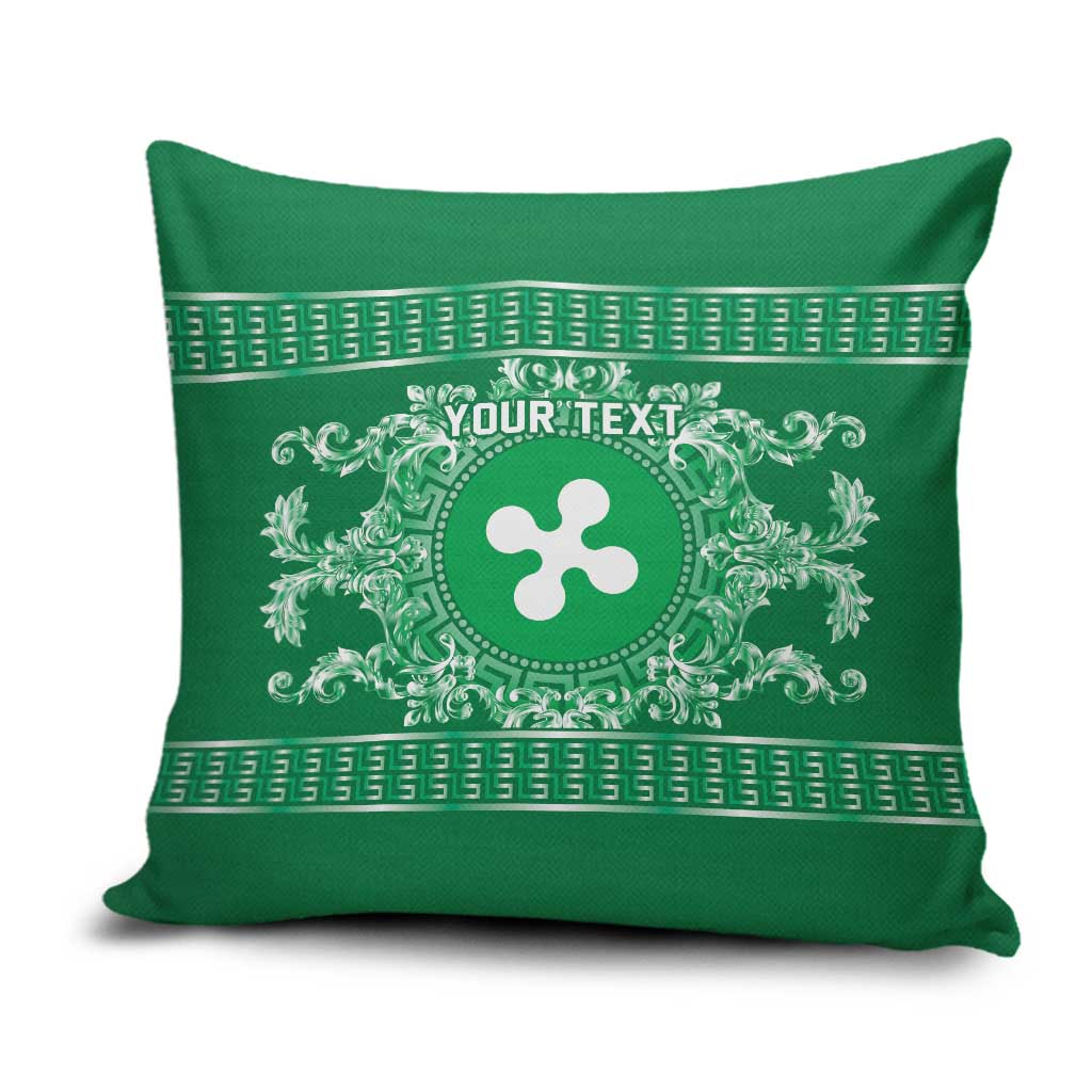 Personalized Italy Lombardy Pillow Cover Baroque Motif