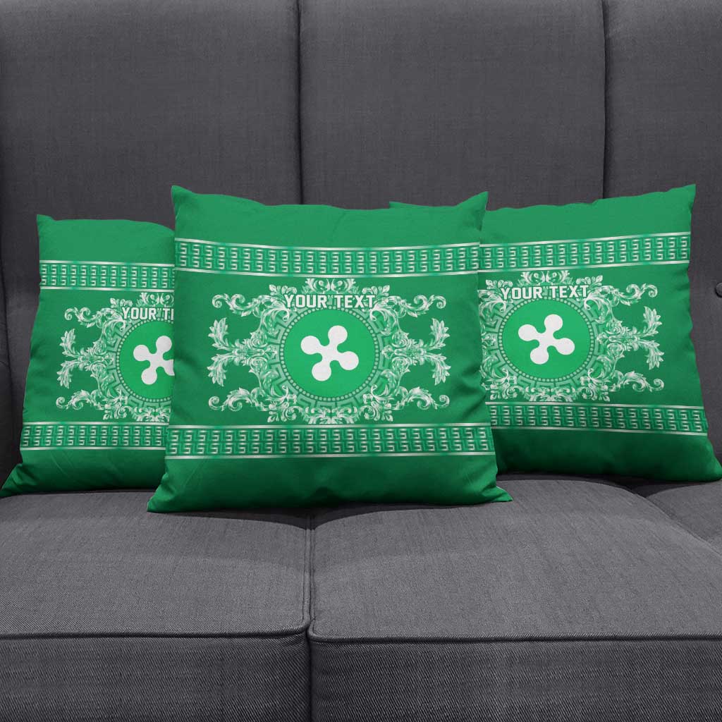 Personalized Italy Lombardy Pillow Cover Baroque Motif