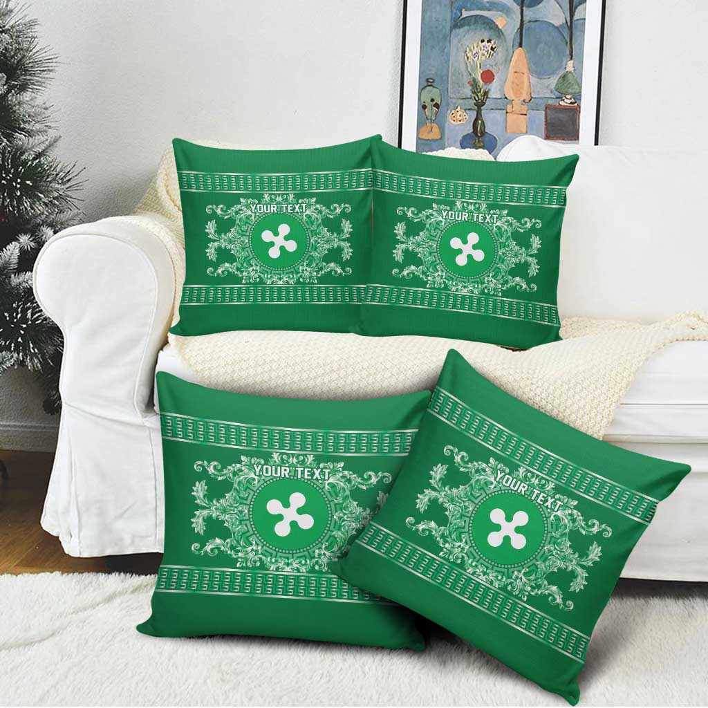 Personalized Italy Lombardy Pillow Cover Baroque Motif