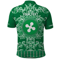Personalized Italy Lombardy Polo Shirt Baroque Motif