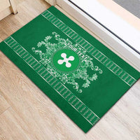 Personalized Italy Lombardy Rubber Doormat Baroque Motif