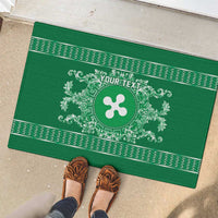 Personalized Italy Lombardy Rubber Doormat Baroque Motif