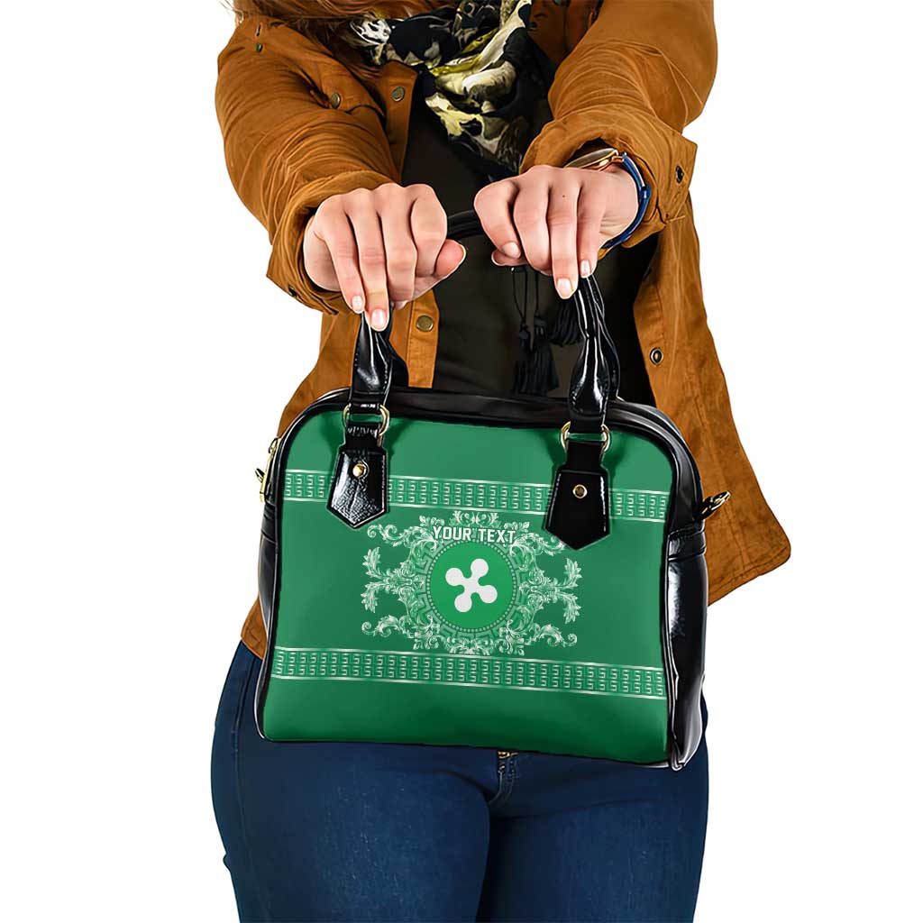 Personalized Italy Lombardy Shoulder Handbag Baroque Motif