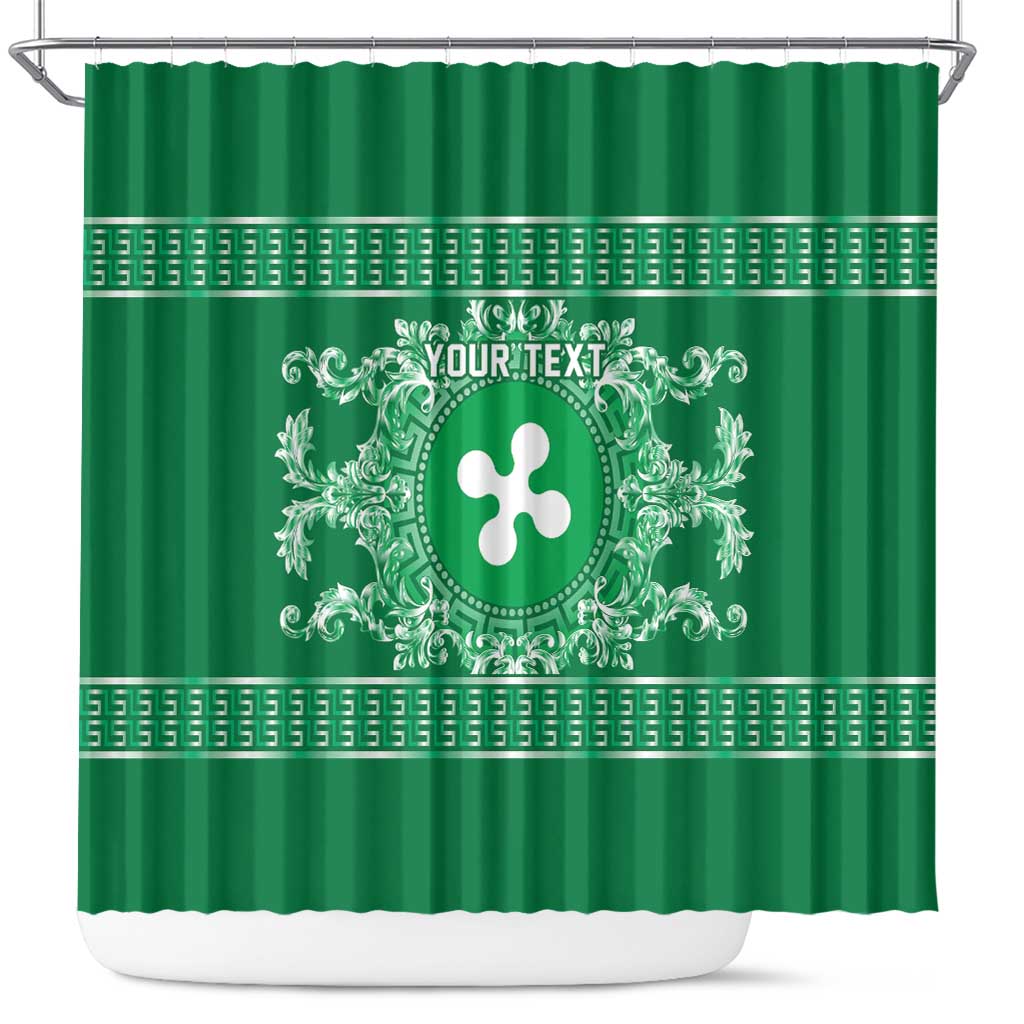 Personalized Italy Lombardy Shower Curtain Baroque Motif