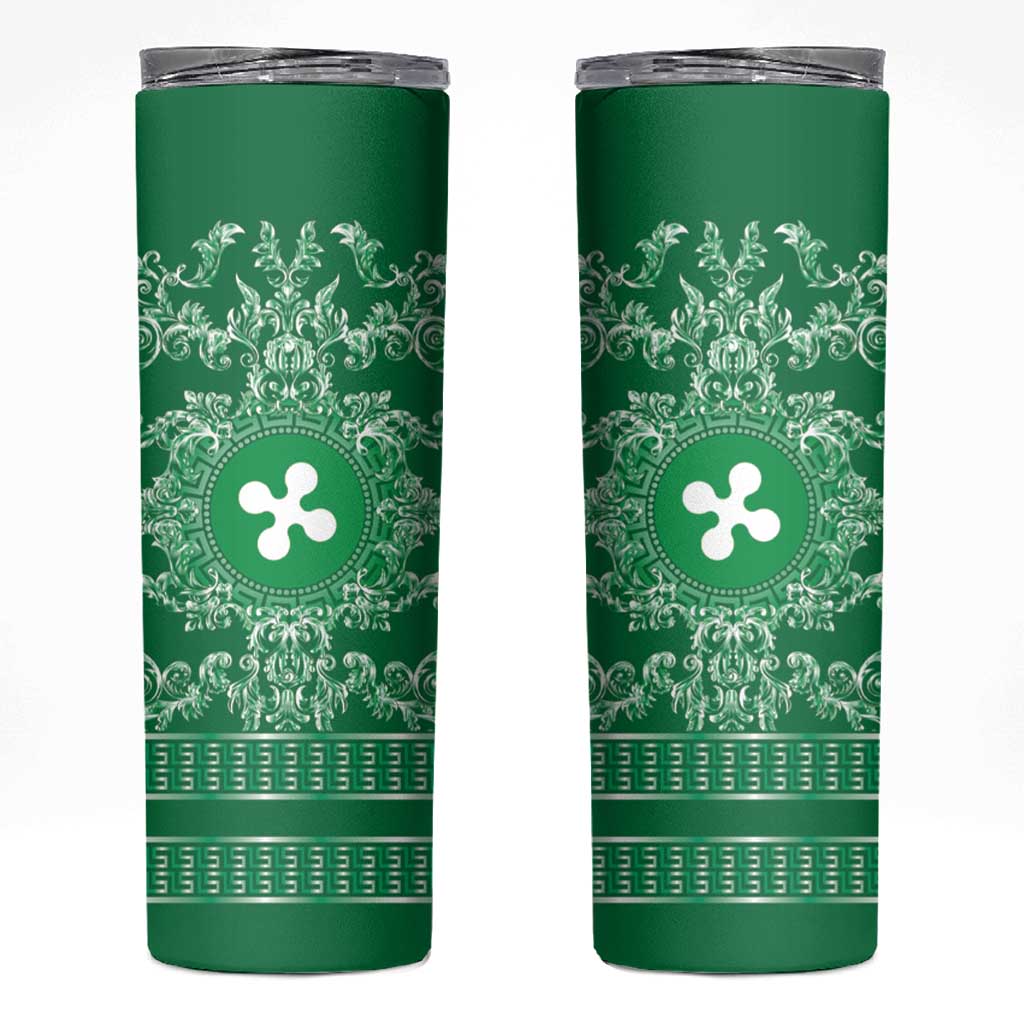 Personalized Italy Lombardy Skinny Tumbler Baroque Motif