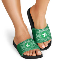 Personalized Italy Lombardy Slide Sandals Baroque Motif