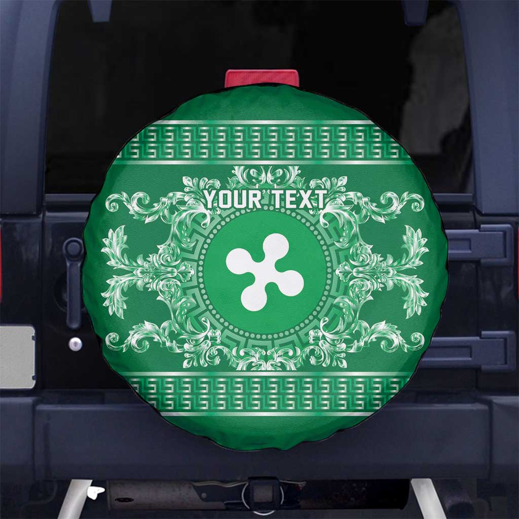 Personalized Italy Lombardy Spare Tire Cover Baroque Motif