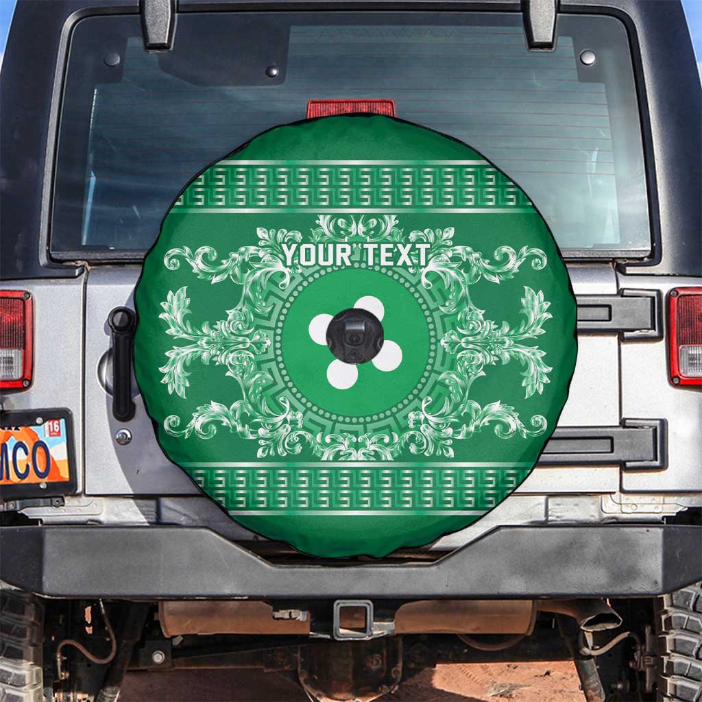 Personalized Italy Lombardy Spare Tire Cover Baroque Motif
