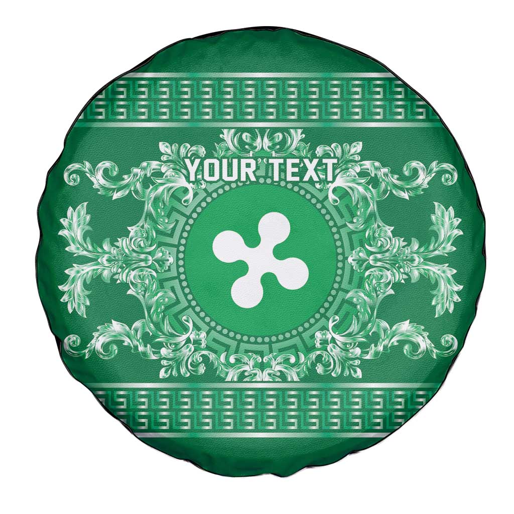 Personalized Italy Lombardy Spare Tire Cover Baroque Motif