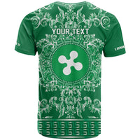 Personalized Italy Lombardy T Shirt Baroque Motif