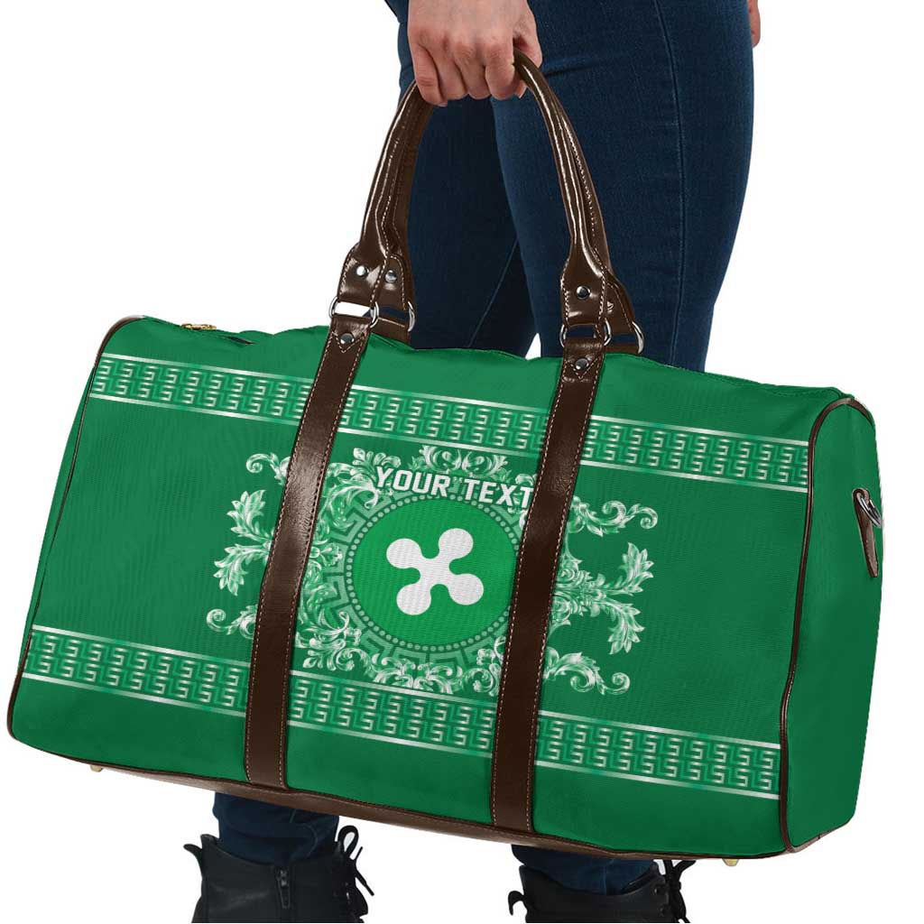 Personalized Italy Lombardy Travel Bag Baroque Motif
