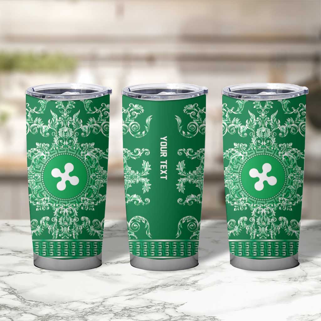 Personalized Italy Lombardy Tumbler Cup Baroque Motif