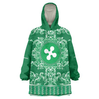Personalized Italy Lombardy Wearable Blanket Hoodie Baroque Motif