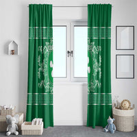 Personalized Italy Lombardy Window Curtain Baroque Motif