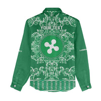 Personalized Italy Lombardy Women Casual Shirt Baroque Motif