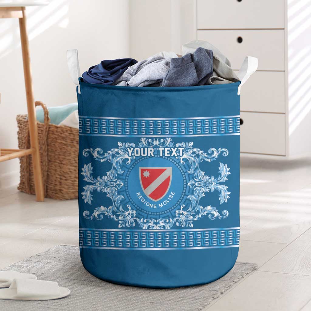 Personalized Italy Molise Laundry Basket Baroque Motif