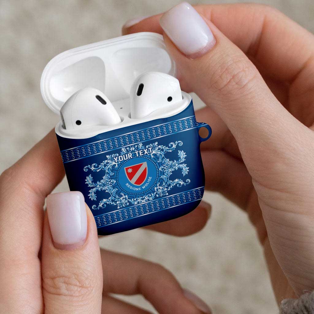 Personalized Italy Molise AirPods Case Baroque Motif