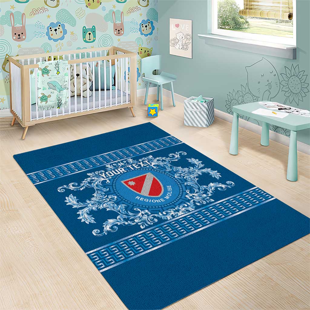 Personalized Italy Molise Area Rug Baroque Motif