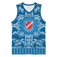 Personalized Italy Molise Basketball Jersey Baroque Motif